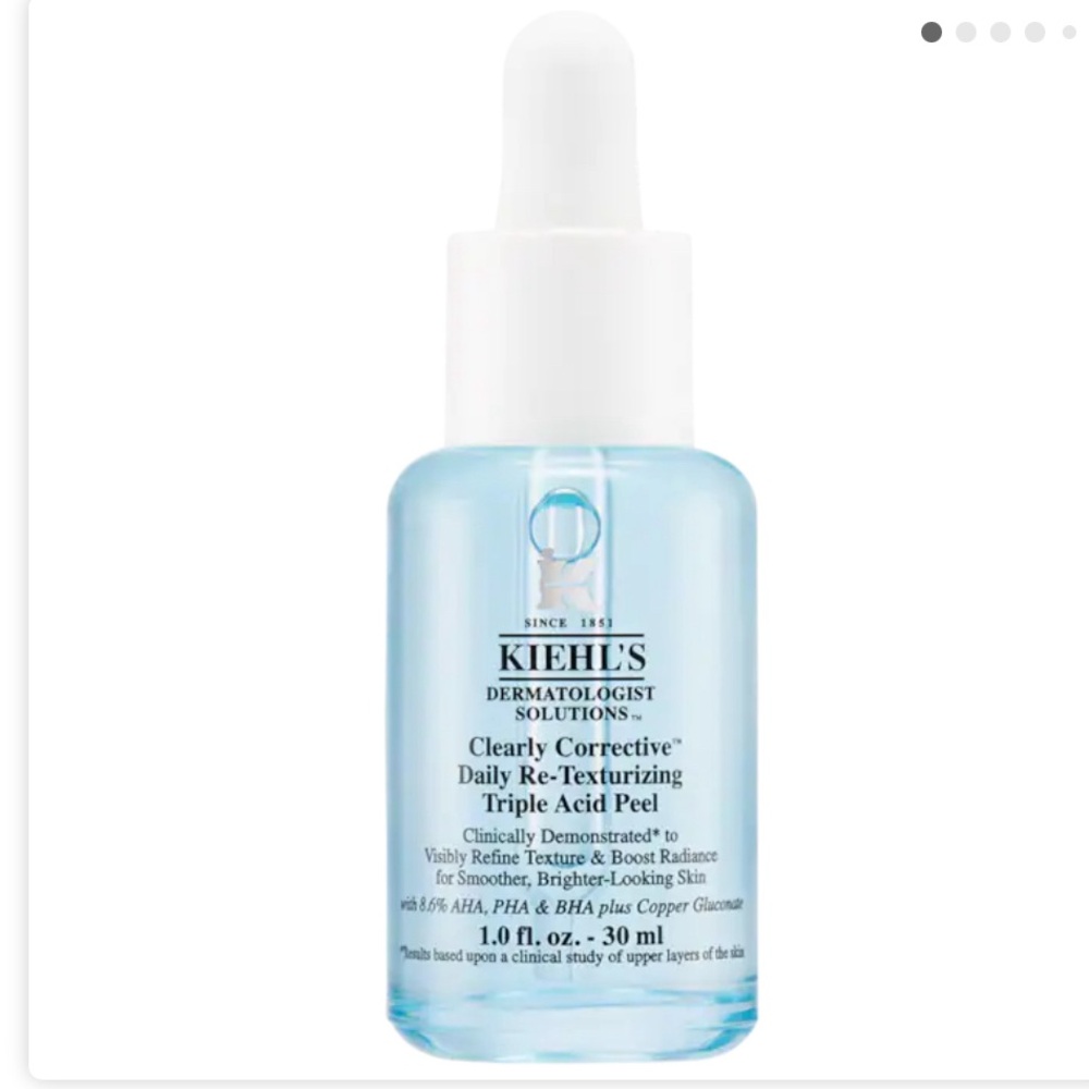 Kiehl’s Clearly Corrective™ Daily Re-Texturizing Triple Acid Peel - new